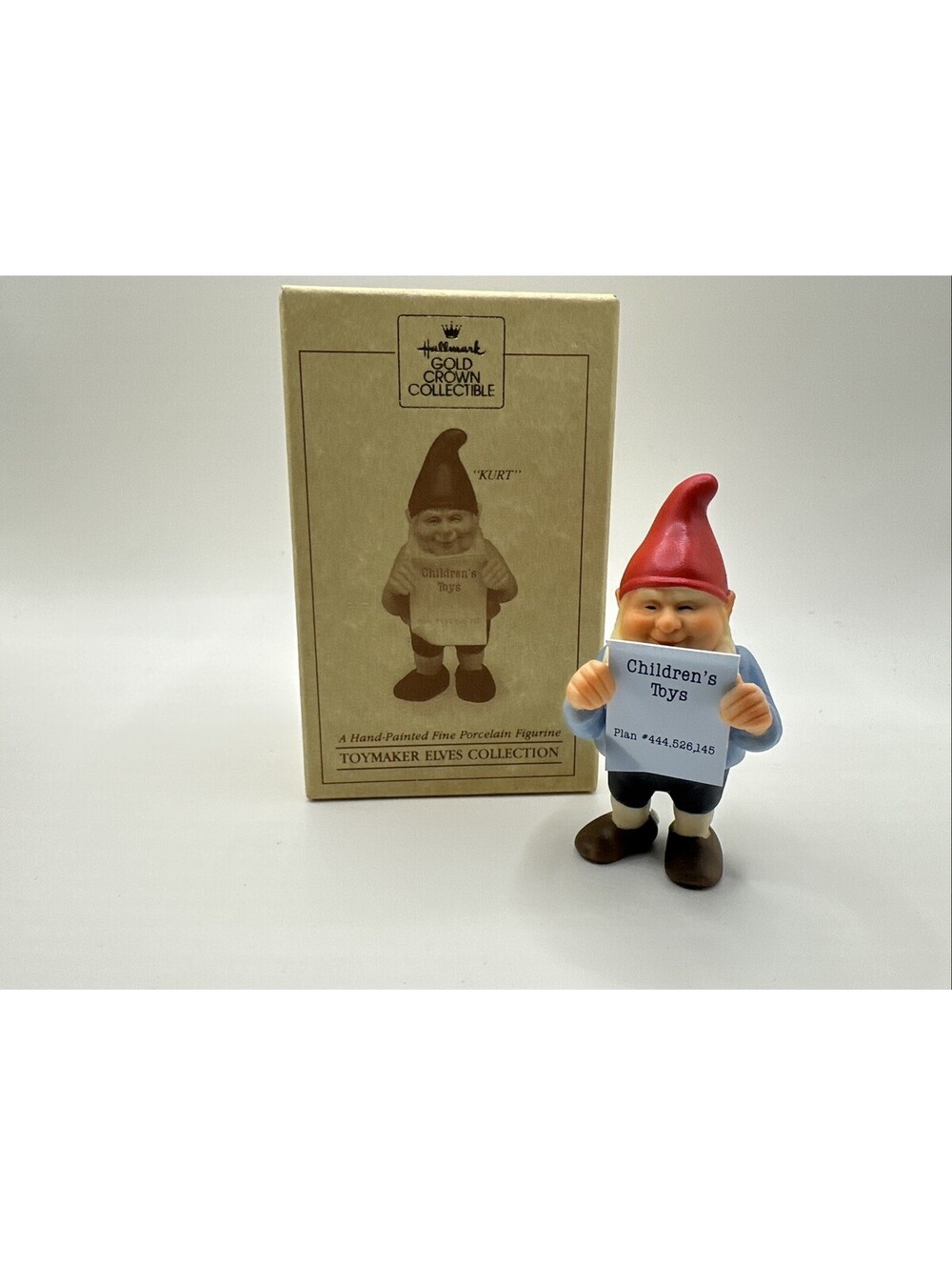 Hallmark Gold Crown 1987 Toymaker Elf ~ Kurt